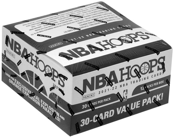 2020/21 Panini NBA Hoops Basketball Jumbo Value 12 Pack Box 30 Cards Per Pack