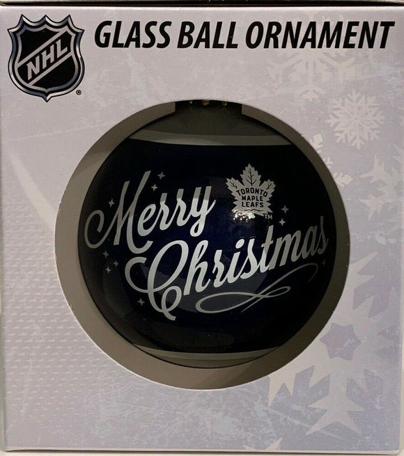 Toronto Maple Leafs Shatter Proof Single Ball Christmas Ornament NHL Hockey