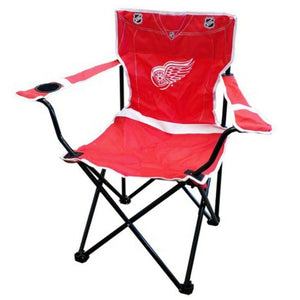 NHL Hockey Licensed Detroit Red Wings Team Logo Child Folding Chair with Cup Holder
