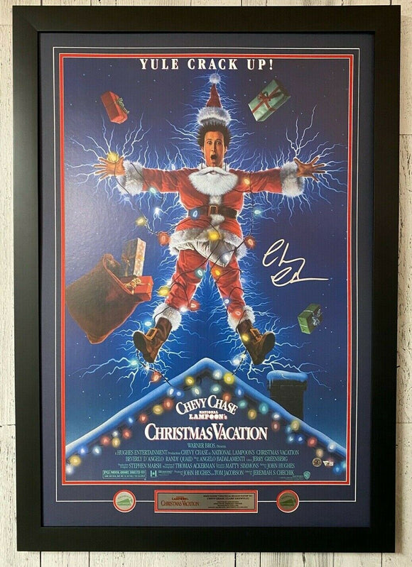 Chevy Chase National Lampoon's Christmas Vacation Autographed 20