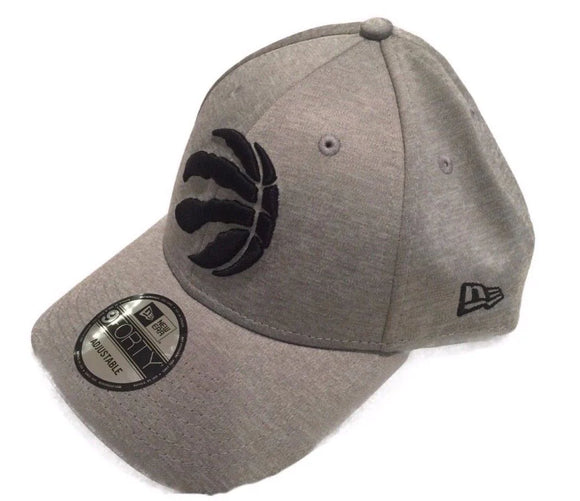 Toronto Raptors NBA New Era 9Twenty Shadow Grey Hat Primary Logo Buckle Hat Cap