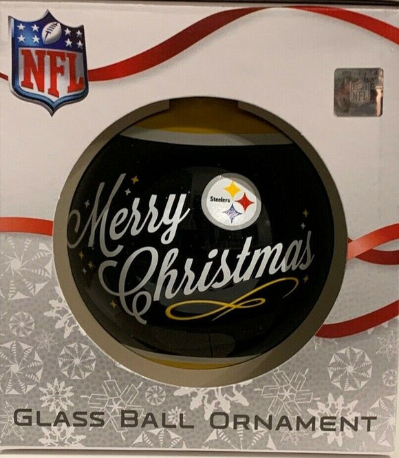 Pittsburgh Steelers Shatter Proof Single Ball Christmas Ornament NFL Football