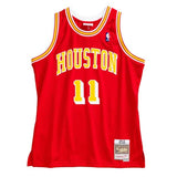 Men's Houston Rockets Yao Ming Mitchell & Ness Scarlet 2004-05 Hardwood Classics Swingman Jersey