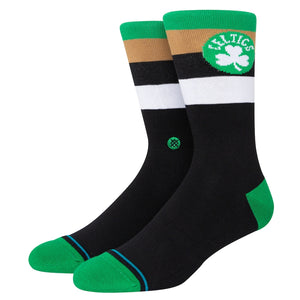 Men's Boston Celtics NBA Basketball Stance Stripe Crew Socks - Size Large