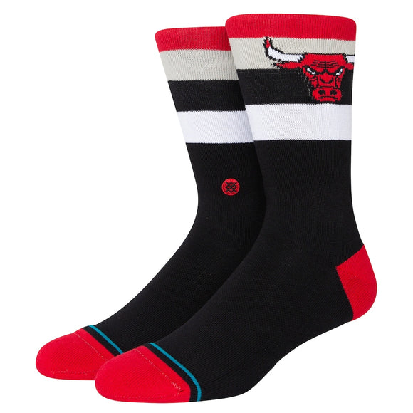 Men's Chicago Bulls NBA Basketball Stance Stripe Crew Socks - Size Large