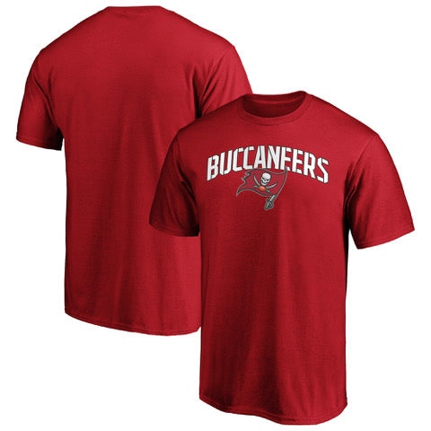 Tampa Bay Buccaneers Fanatics Branded NFL Football Arched Kicker T Shirt - Red