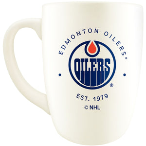 Edmonton Oilers The Sports Vault 14oz. Vintage Stamp Retro Diner Mug