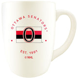 Ottawa Senators The Sports Vault 14oz. Vintage Stamp Retro Diner Mug