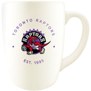 The Sports Vault Toronto Raptors 14oz. Vintage Stamp Retro Diner Mug