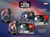 2022 Upper Deck Marvel Studios The Falcon and the Winter Soldier Hobby Box 15 Packs per Box, 6 Cards per Pack