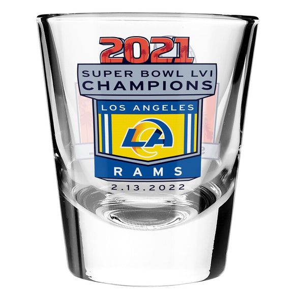 The Sports Vault Los Angeles Rams Super Bowl LVI Champions - 2oz. Shot Glass