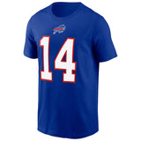 Men's Buffalo Bills Stefon Diggs NFL Football Royal Name & Number T-Shirt