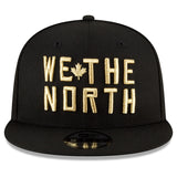 Men's Toronto Raptors New Era Black 2020/21 City Edition Alternate 9FIFTY Snapback Adjustable Hat
