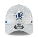 Men's New Era Gray Indianapolis Colts 2020 NFL Sideline Official - 39THIRTY Flex Hat