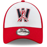 Washington Nationals Alt 4 New Era Men's League 9Forty MLB Baseball Adjustable Hat - Red/White