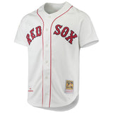 Men's Boston Red Sox Nomar Garciaparra Mitchell & Ness White 1997 Cooperstown Collection Authentic Jersey