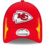 Men's New Era Red Kansas City Chiefs 2021 NFL Sideline Home - 9FORTY Snapback Adjustable Hat