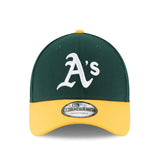 Oakland Althletics New Era Men's League 9Forty MLB Baseball Adjustable Hat - Green/Yellow