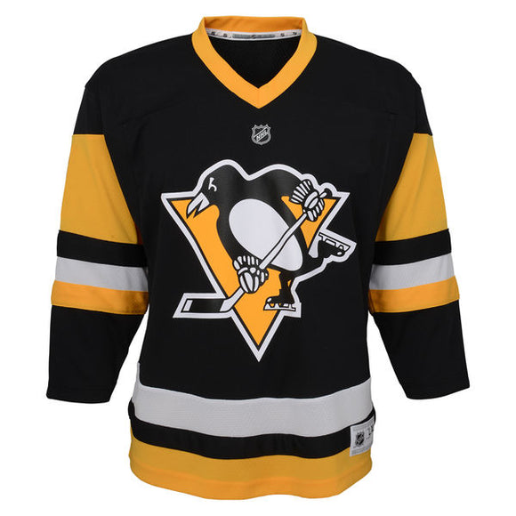 Pittsburgh Penguins Black Premier Youth Blank Hockey Jersey - Multiple Sizes - Bleacher Bum Collectibles, Toronto Blue Jays, NHL , MLB, Toronto Maple Leafs, Hat, Cap, Jersey, Hoodie, T Shirt, NFL, NBA, Toronto Raptors