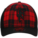 Manchester United New Era Checker 9FIFTY Snapback Hat - Black