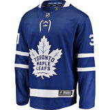 Men's Toronto Maple Leafs Frederik Andersen Fanatics Branded Blue Breakaway Player - Jersey