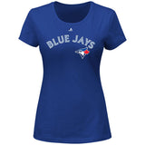 Women's Ladies Toronto Blue Jays Kevin Pillar Majestic Royal Name and Number T-Shirt - Bleacher Bum Collectibles, Toronto Blue Jays, NHL , MLB, Toronto Maple Leafs, Hat, Cap, Jersey, Hoodie, T Shirt, NFL, NBA, Toronto Raptors