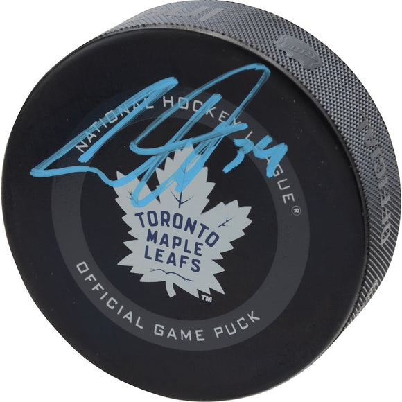 Auston Matthews Toronto Maple Leafs Fanatics Authentic Autographed Official Game Puck
