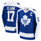 Men's Toronto Maple Leafs Wendel Clark Fanatics Branded Blue Premier Breakaway Retired Player - Jersey
