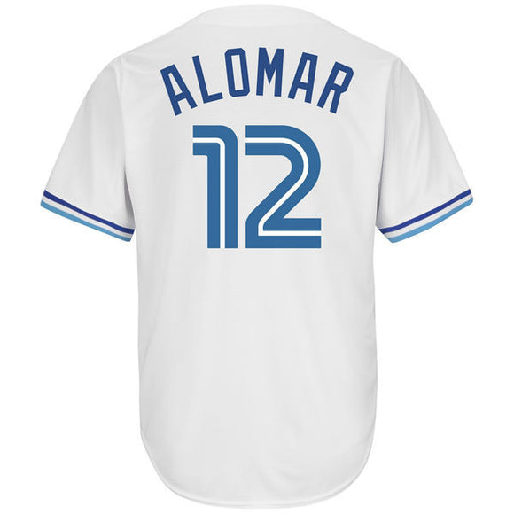 Toronto Blue Jays throwback jersey 12 Roberto Alomar jersey Retro