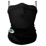 Adult Green Bay Packers NFL Football New Era Black On-Field 4 Way Stretch Neck Gaiter