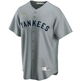 Men's New York Yankees Babe Ruth Nike Gray Road Cooperstown Collection Player Jersey