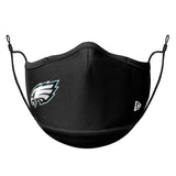 Adult Philadelphia Eagles NFL Football New Era Black On-Field Adjustable Face Covering