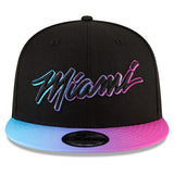 Men's Miami Heat New Era 2020/21 City Edition Primary 9FIFTY Snapback Adjustable Hat