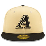 Men's Arizona Diamondbacks New Era Gold/Black MLB Baseball City Connect 59FIFTY Fitted Hat