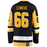 Men's Pittsburgh Penguins Mario Lemieux Fanatics Branded Black Premier Breakaway Retired - Player Jersey