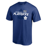Men's Toronto Maple Leafs Fanatics Branded Royal 2021 Stanley Cup Playoffs Bound - Turnover T-Shirt