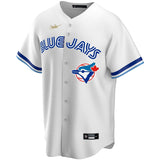 Men's Toronto Blue Jays Joe Carter Nike White Home Cooperstown Collection Team Stitched Jersey