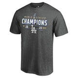 Men's Fanatics Branded Charcoal Los Angeles Dodgers 2020 World Series Champions - Locker Room T-Shirt