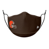 Adult Cleveland Browns NFL Football New Era Team Colour On-Field Adjustable Face Covering