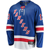 Alexis Lafrenière New York Rangers Fanatics Branded Premier Breakaway Player Jersey - Blue