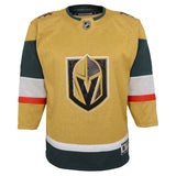 Vegas Golden Knights Gold Premier Youth Blank Hockey Jersey - Multiple Sizes