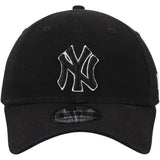 New York Yankees New Era Core Classic Twill 9TWENTY Adjustable Hat - Black - Bleacher Bum Collectibles, Toronto Blue Jays, NHL , MLB, Toronto Maple Leafs, Hat, Cap, Jersey, Hoodie, T Shirt, NFL, NBA, Toronto Raptors