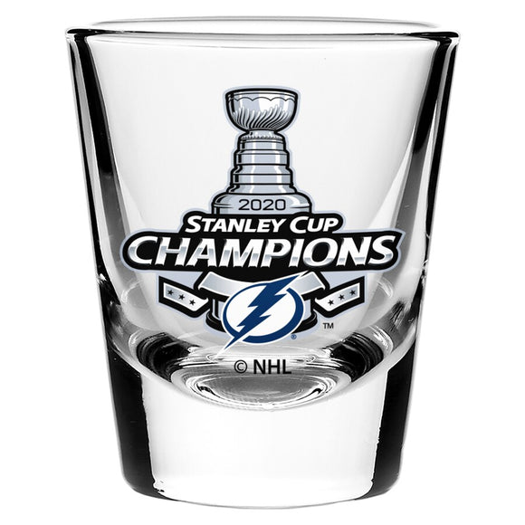 Tampa Bay Lightning NHL Hockey 2020 Stanley Cup Champions Collector's 2oz. Shot Glass