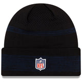 Men's New Era Black Seattle Seahawks 2021 NFL Sideline - Tech Cuffed Knit Hat