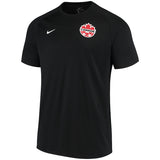 Team Canada Soccer Nike 2021/22 Black Alternate Blank Player Replica Jersey