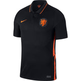 Netherlands National Team Nike 2020/21 Away Stadium Replica Jersey - Black/Orange