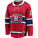 Men's Montreal Canadiens Brendan Gallagher Fanatics Branded Red Home Breakaway - Player NHL Hockey Jersey