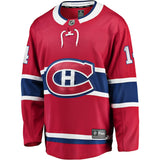 Men's Montreal Canadiens Nick Suzuki Fanatics Branded Red Home Breakaway - Player NHL Hockey Jersey