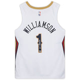 New Orleans Pelicans Zion Williamson Autographed Fanatics Authentic Nike White Swingman Jersey