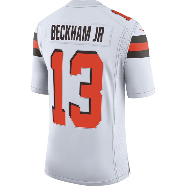 Men's Nike Odell Beckham Jr White Cleveland Browns Limited NFL